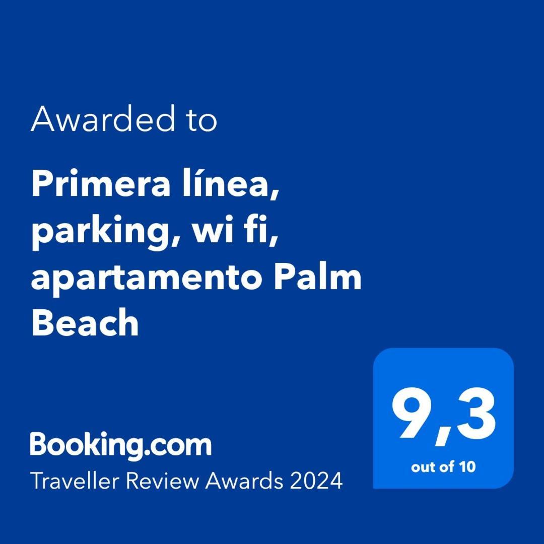 Primera línea, parking, wi fi, apartamento Palm Beach Denia Bagian luar foto